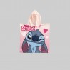 PONCHO LICENCIA LILO Y STITCH ROSA