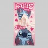PONCHO LICENCIA LILO Y STITCH ROSA
