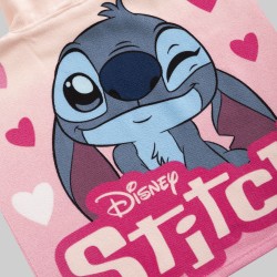 PONCHO LICENCIA LILO Y STITCH ROSA