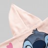 PONCHO LICENCIA LILO Y STITCH ROSA
