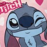 PONCHO LICENCIA LILO Y STITCH ROSA