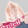 PONCHO LICENCIA LILO Y STITCH ROSA
