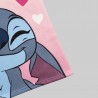 PONCHO LICENCIA LILO Y STITCH ROSA