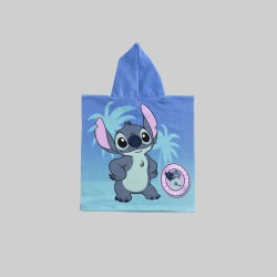 PONCHO LICENCIA LILO Y STITCH AZUL