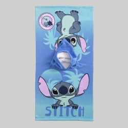 PONCHO LICENCIA LILO Y STITCH AZUL