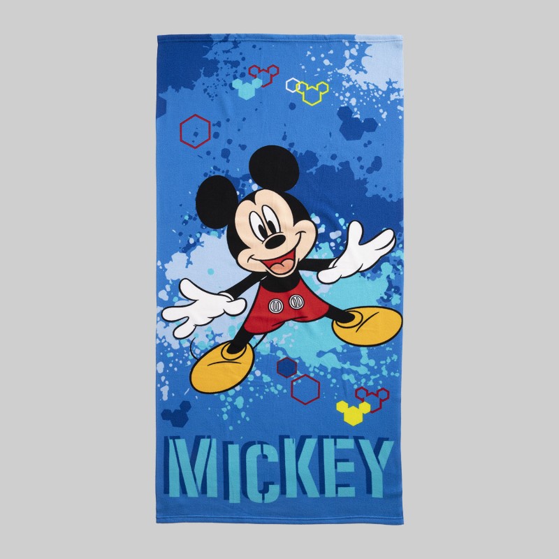 TOALLA MICROFIBRA LICENCIA MICKEY FACE 070X140 cm