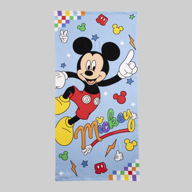 TOALLA MICROFIBRA LICENCIA MICKEY COLORS 070X140 cm