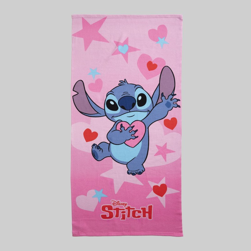 TOALLA MICROFIBRA LICENCIA LILO&STICH HEARTS 070X140 cm