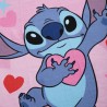 TOALLA MICROFIBRA LICENCIA LILO&STICH HEARTS 070X140 cm