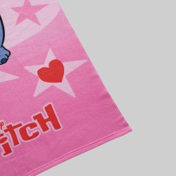 TOALLA MICROFIBRA LICENCIA LILO&STICH HEARTS 070X140 cm