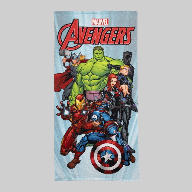 TOALLA MICROFIBRA LICENCIA AVENGERS TEAM 070X140 cm