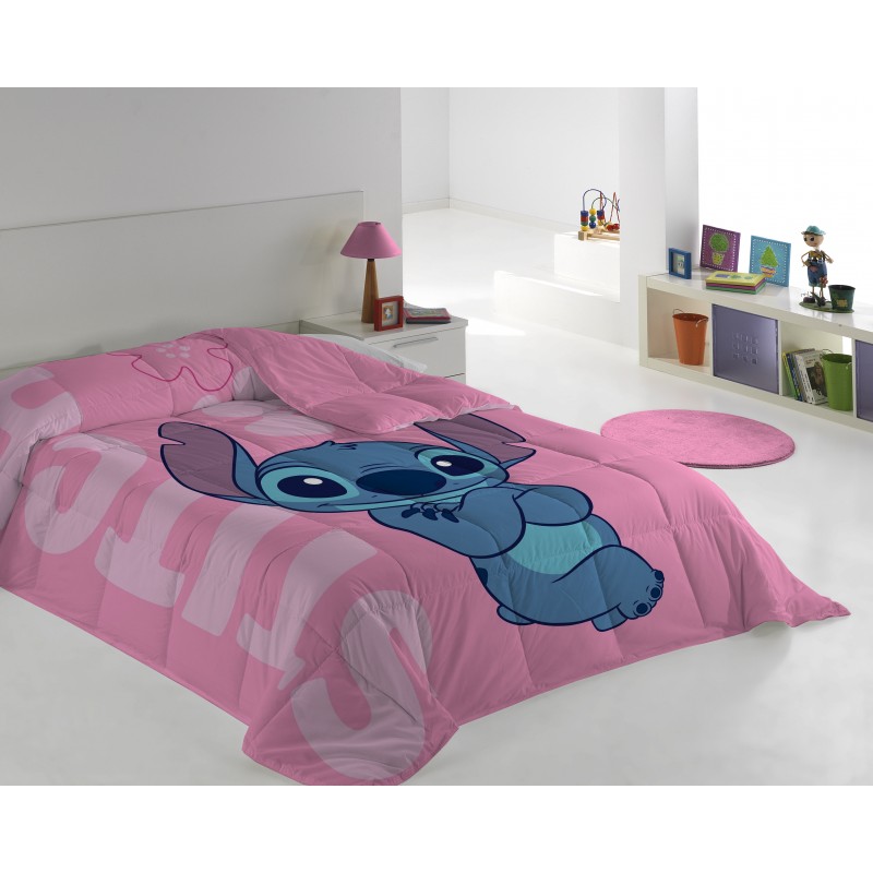 EDREDON CONFORT LICENCIA LILO Y STITCH FLOWERS 105